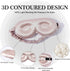 3D 100% 22mm Silk Adjustable Sleep Mask